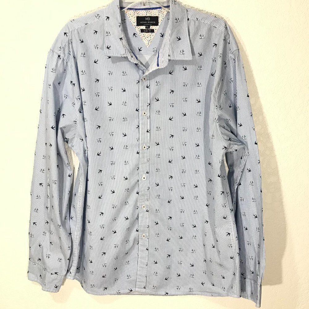 Michael Brandon Button Front Shirt